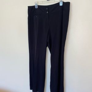 Lane Bryant women’s business slacks size 18 black